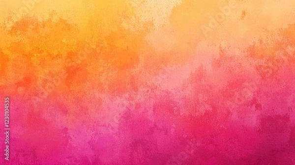 Fototapeta Vibrant Orange Pink Gradient Background with Abstract Texture Design