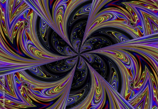 Obraz wild swirl warpzone.003