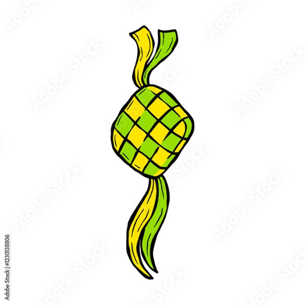 Obraz Hand-drawn Ketupat