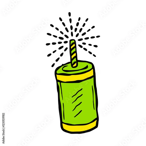 Obraz Hand-drawn Firecracker