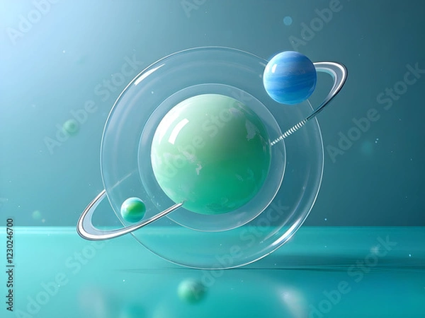 Fototapeta earth in space