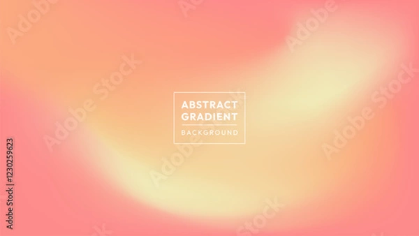 Fototapeta Abstract illustration with a soft gradient. Modern futuristic wave. Use it for presentations, banners and wallpaper backgrounds.