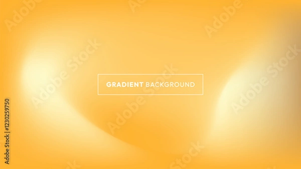 Fototapeta Soft yellow gradient background. Summer background. Smooth Gradient Soft Colors Background.