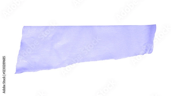 Obraz Light blue paper construction scotch, shiny sticky strip of stationery tape, self-adhesive tape isolated on transparent background. Banner with copy space. PNG