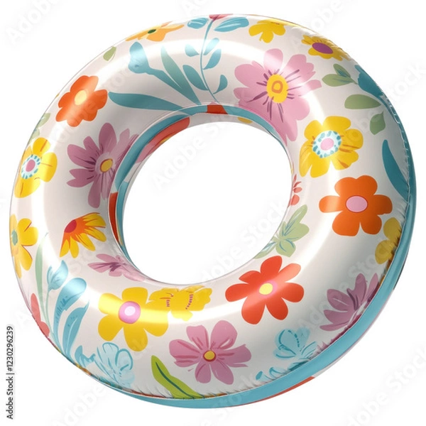 Fototapeta Beach or pool ring 