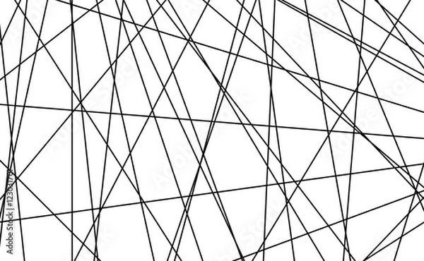 Obraz kreski, kształty i spirale