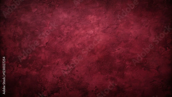 Obraz Abstract Dark Purple, Red, Burgundy, Magenta, and Maroon Watercolor Background with Chaotic Stains, Grunge Smoke, and Dramatic Stormy Night Sky Aesthetic