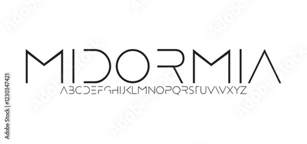 Fototapeta Technology science font, digital cyber alphabet made space future design, Latin lowercase bold letters A, B, C, D, E, F, G, H, I, J, K, L, M, N, O, P, Q, R, S, T, U, V, W, X, Y, Z and Arab numerals 0,