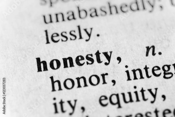 Obraz Honesty
