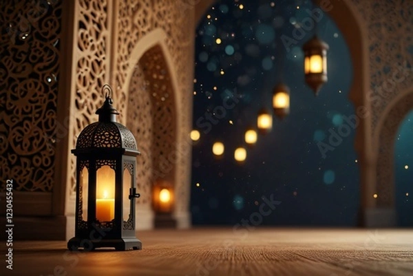 Obraz mosque in night