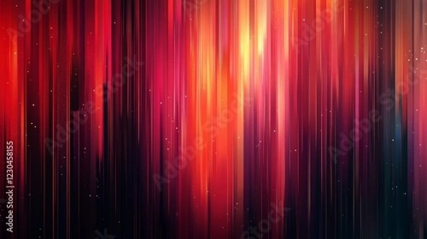 Fototapeta Dark red grunge stripes abstract banner design. Geometric tech vector background