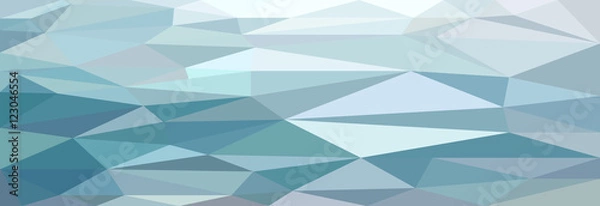 Obraz Low Poly abstract sea