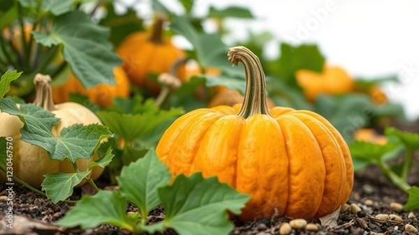 Obraz Pumpkin Seeds Gardening Homesteading Illustrations