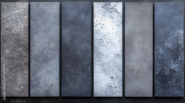 Fototapeta Industrial gradient of steel gray to gunmetal.