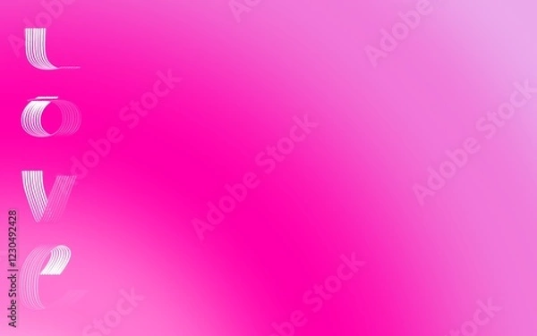 Fototapeta Handwritten lettering LOVE seamless pattern. Valentine's day romantic cute design. Cute element of design for flyers, invitations, cards. The concept of valentine's day or all lovers