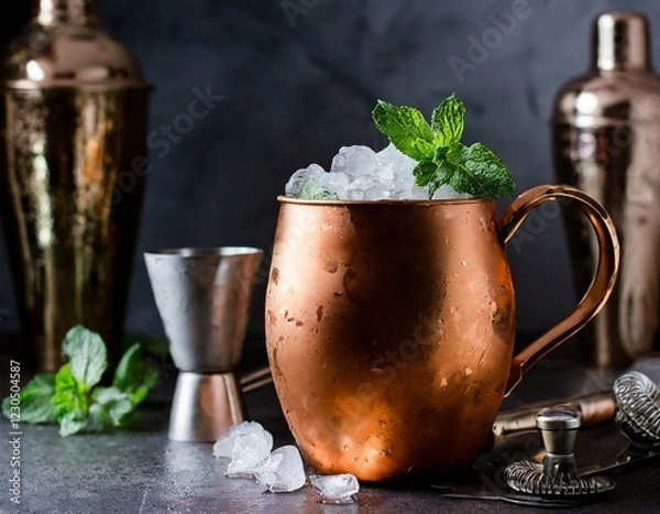 Obraz Moscow mule in copper cup