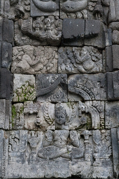 Obraz Dettaglio Budda Tempio di Prambanan