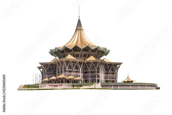 Obraz The New Sarawak State Legislative Assembly Building, Kuching, Malaysia