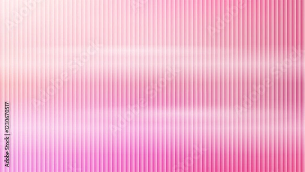 Fototapeta Pink abstract gradient background with texture of embossed, ribbed glass. Window with matte effect. Vector illustration EPS10 for wallpaper, presentation, poster, banner 1920, 1080