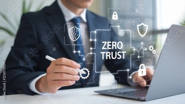 Fototapeta Zero Trust Security: A Modern Approach to Cybersecurity