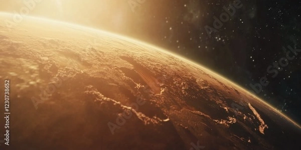 Fototapeta Mysterious Mars, Future Frontier