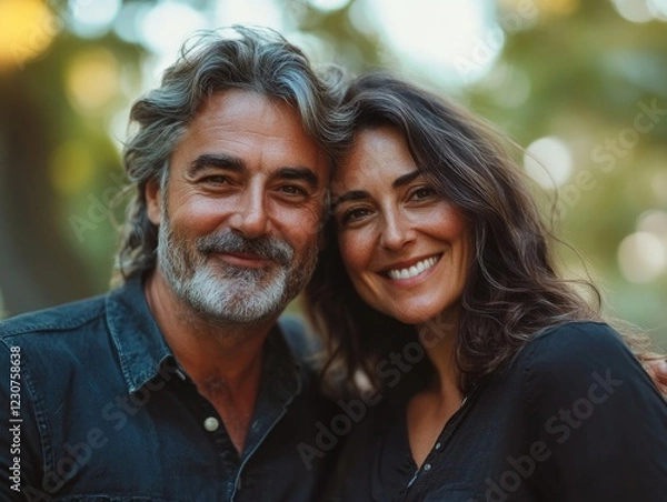 Obraz Couple's Joyful Portrait