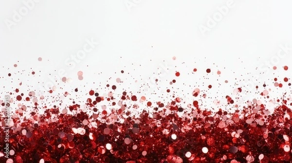 Obraz Festive Red Sparkles Background