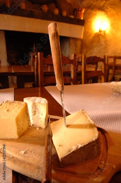 Fototapeta plateau de fromage