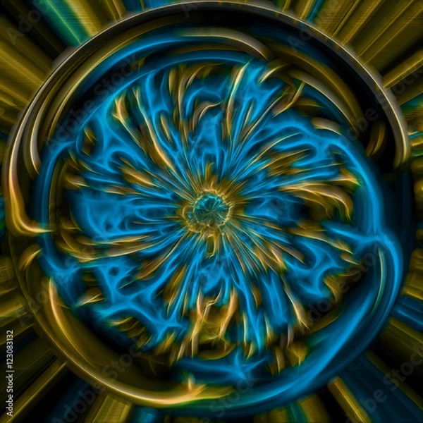 Obraz space flower.001