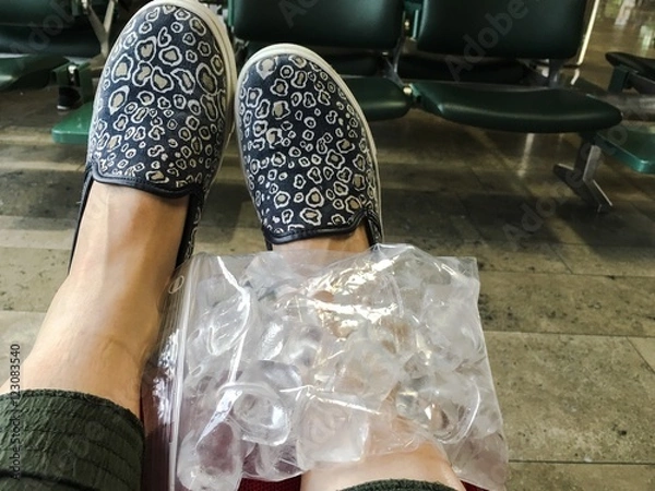 Fototapeta problems during the trip