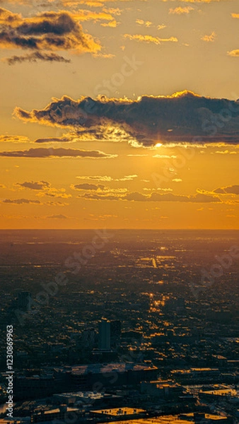 Obraz Sunset Over the Cityscape