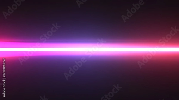 Fototapeta Ethereal Light Beam Crossing the Frame: A Study in Contrast and Shadows