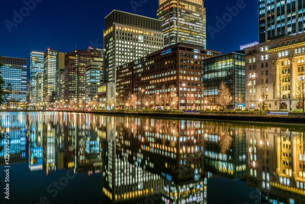 Obraz 丸の内の夜景