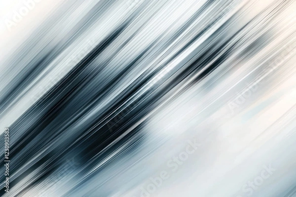 Fototapeta A sleek layout with sharp diagonal streaks in soft metallic tones, exuding professionalism and clarity