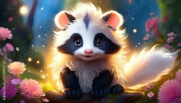 Fototapeta Niedliches Stinktier