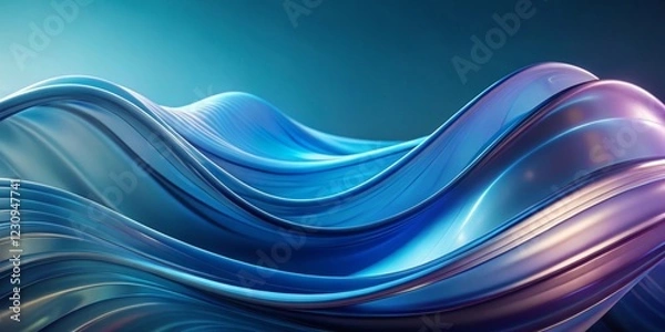 Obraz Abstract Blue Wave Background