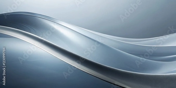 Fototapeta Abstract Silver Wave Background