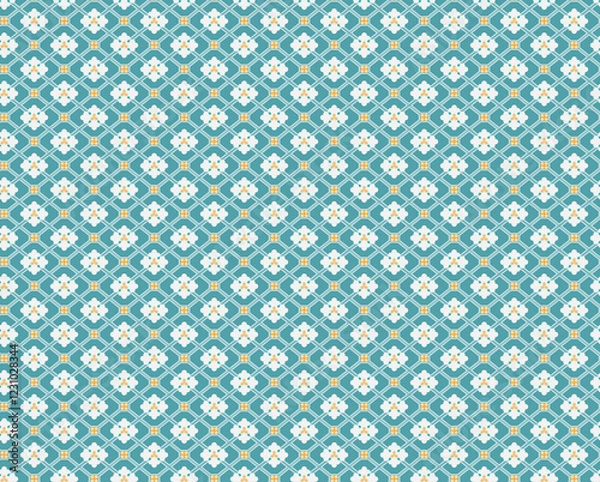 Obraz 花菱格子納戸