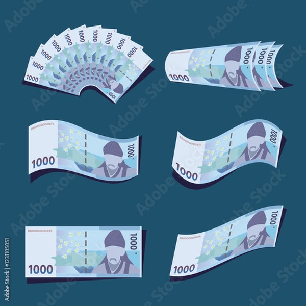 Obraz 핸드드로잉_돈_50000_money