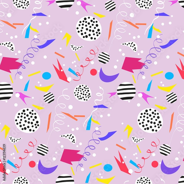 Obraz Colorful background with confetti.