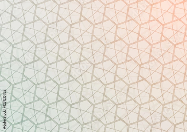 Fototapeta Geometry pattern gradient soft art background