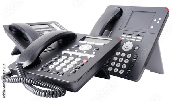 Obraz Three digital telephone sets