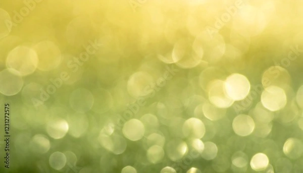 Fototapeta 黄金の輝き　エメラルドグリーンからゴールデンイエローへの幻想的なグラデーション