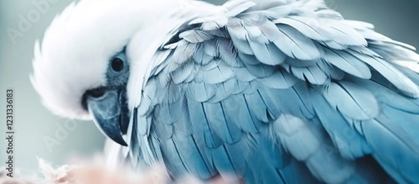 Obraz Airy soft fluffy wing bird