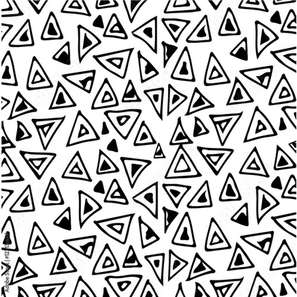 Fototapeta Hand drawdoodle background illustration design