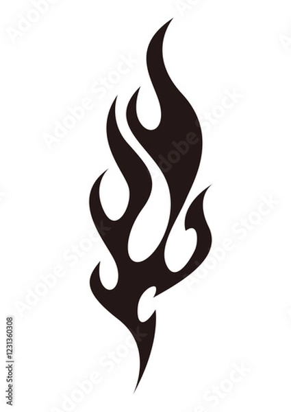 Fototapeta トライバル フレイム