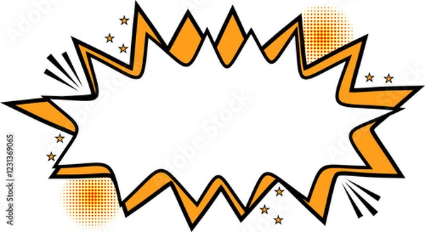 Obraz Comic Book Speech Bubble