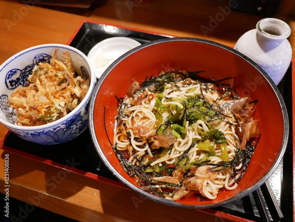 Obraz 蕎麦天丼セット