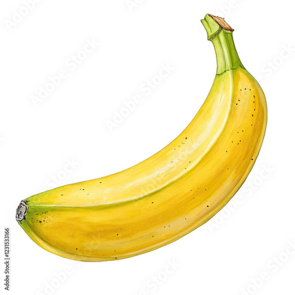 Obraz bananas isolated on white