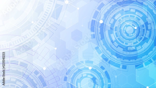 Fototapeta スタイリッシュなテクノロジーのイメージ背景